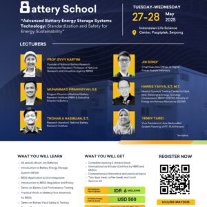 Battery School May : Advanced Battery Energy Storage Systems Technology: Standardization and Safety for Energy Sustainability